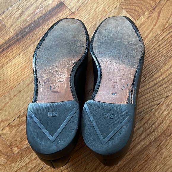 Allen Edmonds Vernon mens  black Oxfords. 10.5 D. - Picture 6 of 7